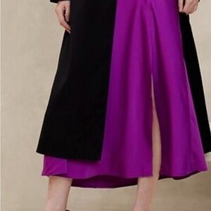 Banana Republic Factory Asymmetrical Purple Skirt